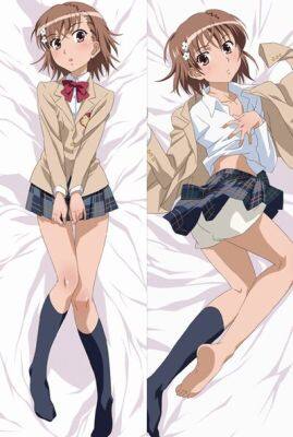 (ถ้ากำหนดเองติดต่อเรา) อะนิเมะปืนวิทยาศาสตร์บางกระบอกรถไฟ Misaka Mikoto Dakimakura ปลอกหมอนดิจิตอล HD พิมพ์ปลอกหมอน Hugging Dé