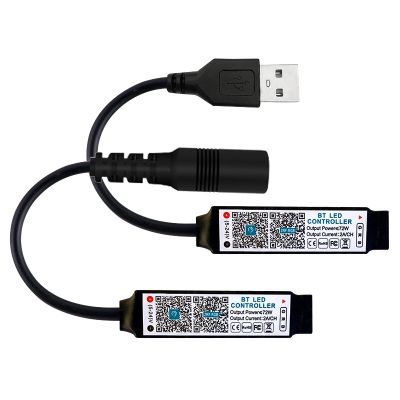 ✺ 2szs Strip Controller Bluetooth-compatible Music for DC5-24V COB Tape Lights Dimmer Adjust