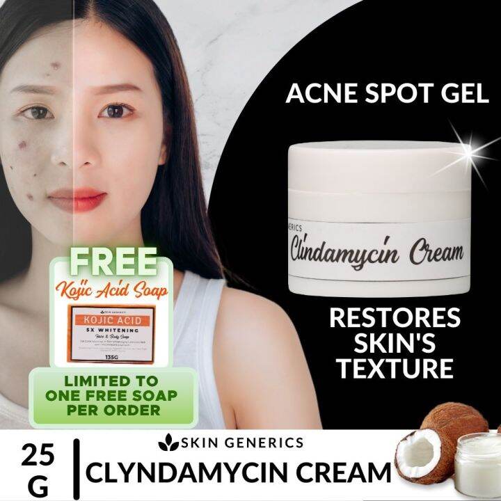 [ ANTI BACTERIAL ACNE TREATMENT ] Skin Generics Clindamycin Cream Anti