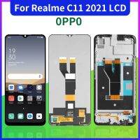 Original Oppo Realme C11 2021 LCD 6.52 inch display touch screen with frame replace Oppo Realme C12 2021 RMX3231 LCD