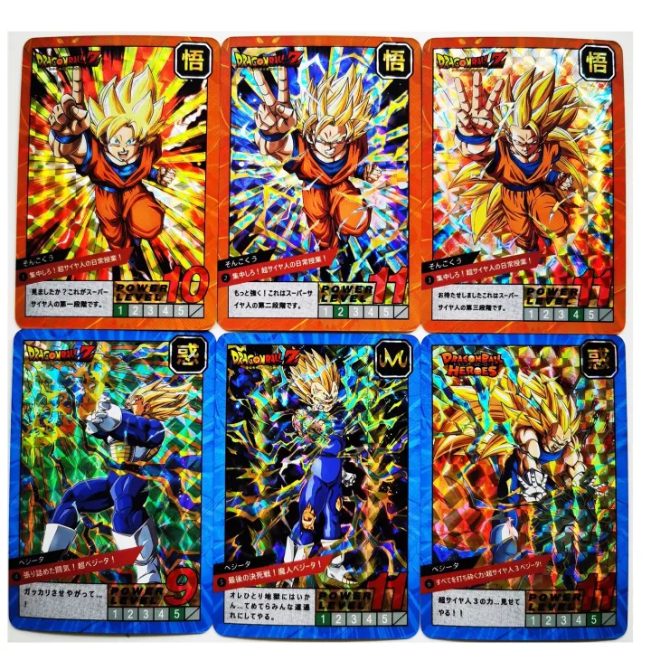 54pcs/set Dragon Ball Z GT Burst Fierce Fight Super Saiyan Goku Vegeta   Hobby Collectibles Game Anime Collection Cards | Lazada PH