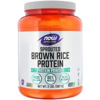 The United States Now Foods germinated brown rice protein powder protein powder without soy steroids 907 grams of vegan