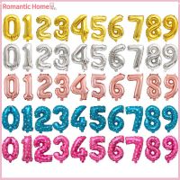 16 Inch Gold Number Balloons 0-9 Digital Foil Balloon Birthday Decor Ballon Wedding Happy Anniversary Party Decorations Blue Silver Rose Gold Pink