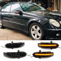 สัญญาณไฟเลี้ยวแบบไดนามิกหลอดไฟ LED กระจกด้านข้างสำหรับ W211 Mercedes Benz E Class S211 W463ระดับ2002-2007G