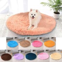 Super Soft Dog Bed Plush Cat Mat Dog Beds For Labradors Large Dogs Bed House Outdoor Round Cushion Pet Kitten Sleeping Supplies