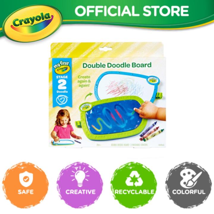 Crayola My First Touch Lights Art Kit, Musical Doodle Board, Light Up Toy -  NEW