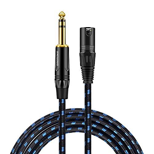 cw-dremake-3-pin-male-to-quarter-inch-6-35mm-6-5mm-balanced-interconnect-cord-for-electric-drum-saxophone-mixer