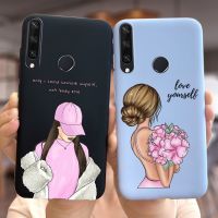 เคสสำหรับ Huawei Y6p 2020เคสแฟชั่นน่ารัก MED-LX9เคสป้องกันโทรศัพท์นิ่มพิมพ์ลายลูกกวาดสำหรับ Huawei Y6p 6.3