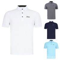 [Titleist] Golf Mens Short-Sleeved T-Shirt Outdoor Sports Leisure All-Match Stretch Quick-Drying Breathable polo 1T7V