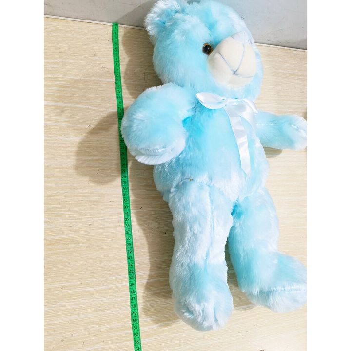 ตุ๊กตาหมีแอลอีดีมีไฟ32-50ซม-ตุ๊กตาสัตว์ยัดนุ่นของเล่นตุ๊กตาหมีสีสันสดใสของขวัญคริสต์มาสสำหรับเด็ก