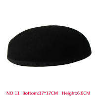 New Style 17*17 cm 100 Wool Anomalistic Fascinator Base Hat Millinery Form 10pcslot