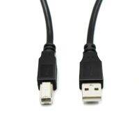 USB 1.5ม. 2.0สาย USB เครื่องพิมพ์ USB พิมพ์ตัวผู้พิมพ์ B ชายฟอยล์ถัก (ภายใน) ป้องกัน