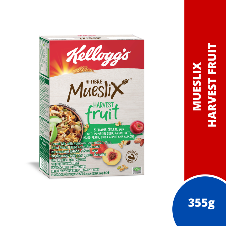 Kellogg's Mueslix Harvest Fruit 355g Lazada