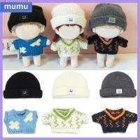 MUMU เหมาะสำหรับ20ซม แต่งหน้า อุปกรณ์เสริม หมวกขนสัตว์ เสื้อกันหนาว เสื้อกั๊กตุ๊กตา เสื้อผ้าตุ๊กตา