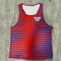 Brand Run Athletics Tank Top Runnning Speed Fitness Shirt Mens Clothing Guys Sleeveless Vest Athlete Track Field Singlet