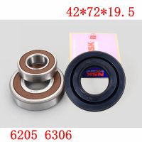 Hot Selling For Panasonic Drum Washing Machine Water Seal（42*72*19.5）+Bearings 2 Pcs（6205 6306）Oil Seal Sealing Ring Parts