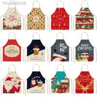 ◊ 1 Pcs Christmas Kitchen Aprons for Woman Xmas Decoration Aprons for Kids Adults Women Men Dinner Party Cooking Apron