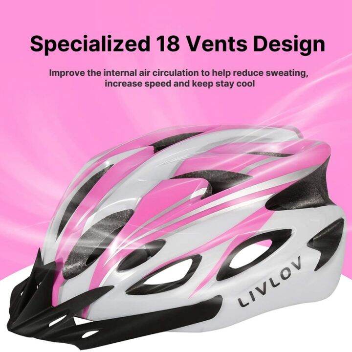 livlov-v1-bike-helmet-for-adults-with-removable-visor-and-pad-18-vents-lightweight-adjustable-56-62cm-bike-helmet