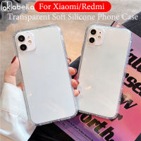 AKABEILA เคสโทรศัพท์ซิลิโคนเนื้อนิ่มโปร่งใสสำหรับ Xiaomi POCO X3 NFC M3 Mi 13 12T 12 11T 10T 10 9T 9T 9 M4 X3 X4 Pro Redmi 9A 9C 8A 10A Note 8 9 9S 10 K20 K50ปลอกโทรศัพท์มือถือ TPU ใสกันกระแทก4ด้าน Pro Plus