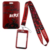 YQ977 Cool Anti-hero Man พวงกุญแจ Lanyard แฟชั่นสายคล้องโทรศัพท์ ID Card Badge ผู้ถืออะนิเมะการ์ตูนสายคล้องคอเชือกคีย์สาย Lariat-Huidkeir