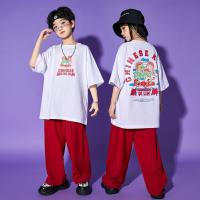 [COD] Hip-hop suit boys summer hip-hop trendy brand childrens hiphop performance cool and handsome girls catwalk