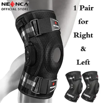 NEENCA Hinged Knee Brace, Adjustable Knee Immobilizer with Side Stabilizers  of Locking Dials
