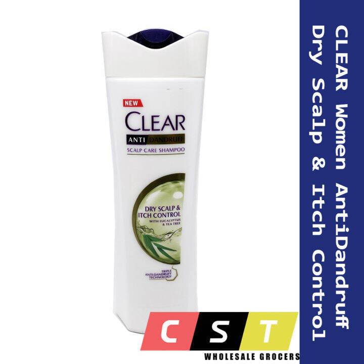 CLEAR Women Dry Scalp & Itch Control Shampoo 330ml Lazada