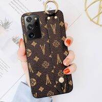 (Spicy Rabbit Head)หรูหรา Musubo สายรัดข้อมือเคสโทรศัพท์สำหรับ Samsung Galaxy A21S A52 A72 A71 A70 A12 A32 A50 S10 S20 S21 S22 Ultra หมายเหตุ20สาวฝาครอบ