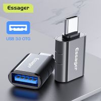 Essager USB Type C OTG อะแดปเตอร์ USB 3.0เป็น USB C ชายแปลงสำหรับ S Amsung Xiaomi Mi USB-C หญิงเชื่อมต่ออะแดปเตอร์