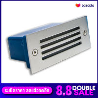 WH ไฟฝังขั้นบันได โคมไฟสนาม ไฟทางเดิน สแตนเลส แสงขาว LED รุ่น WL-GY8322-S-6400K