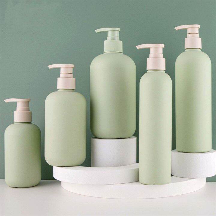 200ml-300ml-500ml-shampoo-bottle-refillable-bottles-cosmetic-container-200ml-300ml-500ml-avocado-green-empty-plastic-pump-lotion-acrylic-pump-head