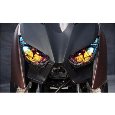 สติกเกอร์ป้องกันไฟหน้ารถจักรยานยนต์สำหรับ Yamaha Xmax 300 Xmax A