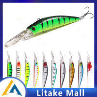 14เซนติเมตรล่อตกปลาประดิษฐ์ระยะยาว Crankbait Wobblers เหยื่อปลอมอุปกรณ์ตกปลาสำหรับปลาคาร์พหอกเบส