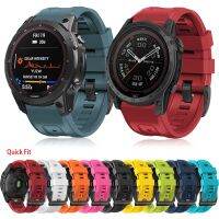 Tali jam tangan silikon olahraga QuickFit 22 26mm untuk Garmin Tactix 7 Pro gelang Quatix 7 7X 6 5 3 aksesoris pengganti