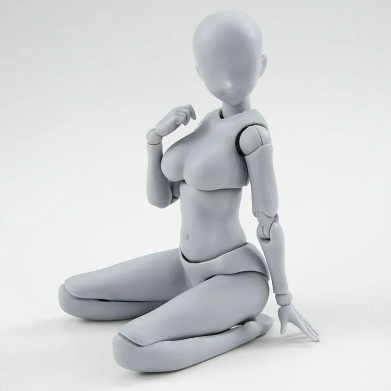 14cm esboço desenhar masculino feminino corpo móvel kun corpo chan