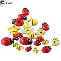 CLDH อุปกรณ์ตกแต่งห้อง การตกแต่งผึ้ง Ladybirds Decor ผึ้งเรซิ่น เต่าทองเรซิน เสน่ห์เรซินขนาดเล็ก เสน่ห์เรซิน