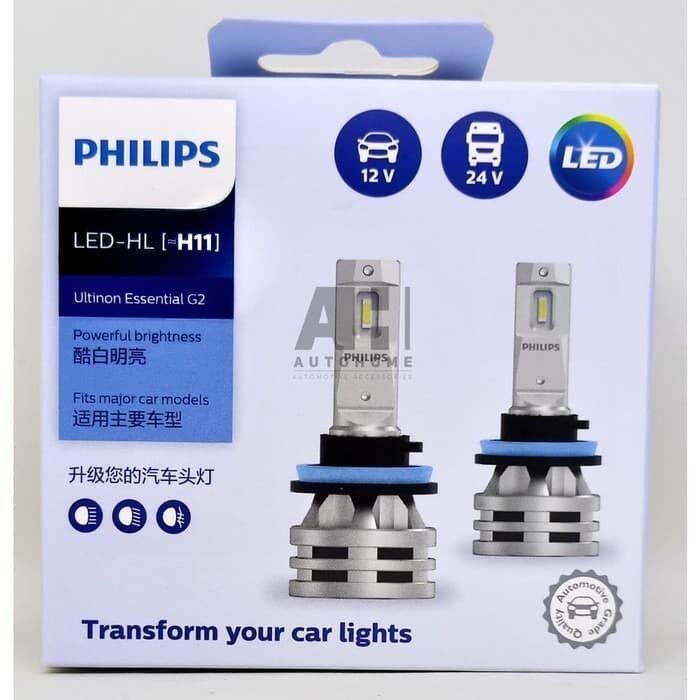 Philips LED H11 Ultinon Essential G2 Lampu Mobil Putih Lazada Indonesia