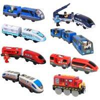 【CC】 Railway Locomotive Magnetically Connected Electric Small Magnetic Rail Compatible With Kids