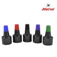 หมึกเติมแท่นพิมพ์ “Horse” (28 cc.) (สีน้ำเงิน ,แดง , ดำ, ม่วง, เขียว)