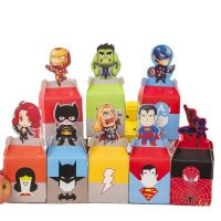 【cw】 Birthday Party Decor Superhero Theme Candy Cake Gift Christmas Apple es