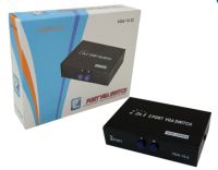 กล่องแยกจอConverter VGA Switch 2 port อุปกรณ์สลับจอ 2 port รุ่น VGA-15-2C