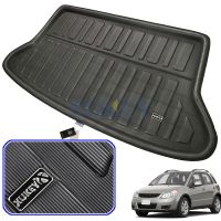 Rear Trunk Mat Cargo For SUZUKI SX4 Hatchback SEDICI Boot Liner 2006-2013 Tray Floor Carpet Protector 2007 2008 - 2011 2012