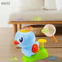 ✾✥✴ NAVEE Duck Catch Saucer Game Toy Flying Interactive Disc Launcher for Children Activities