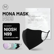 Khẩu Trang Bảo Hộ Mona Mask Tiêu Chuẩn N99 Ngăn Đến 99% Hạt Bụi Siêu Mịn