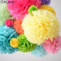 【cw】 5 Pcs Wedding Decoration 15cm 6 Inch Tissue PaperPomsBalls Baby Shower BirthdaySuppliesPompom 【hot】