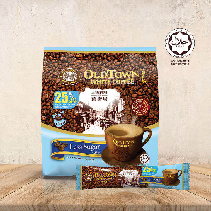Oldtown White Coffee Less Sugar (15 Sticks X 1 Packet) | Lazada PH