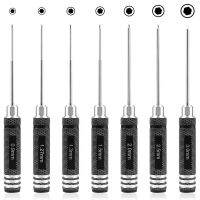 7ชิ้น/ชุดไขควงหกเหลี่ยมเหล็กความเร็วสูง0.9/1.27/ 1.3/1.5/2.0/2.5/3.0/มม. ไขควงสำหรับซ่อมโมเดลเครื่องบิน
