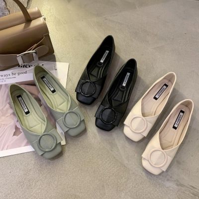 ❀﹍ Womens Croc Shoes Korean Style Flat Rhinestone Shallow Mouth Pointed Toe Versatile Non-Slip Flat Heel Slip-on Lazy Shoes for Women