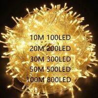 【hot】✿♂  110 /220 V Outdoor String Lights Garland 10-100M Wedding Gardening Decoration