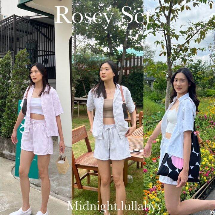 Rosé Whisper Co-ord Set